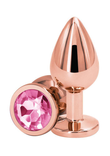 Rear Assets Rose Gold Anal Plug - Medium