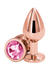 Rear Assets Rose Gold Anal Plug - Medium