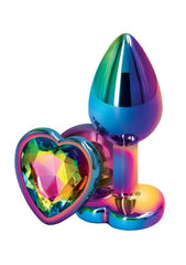 Rear Assets Multicolor Heart Anal Plug - Small