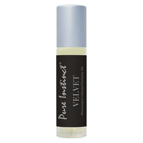 Pure Instinct Pheromone Perfume Oil – Velvet 0.34 oz Roll-On for Smooth, Seductive Fragrance