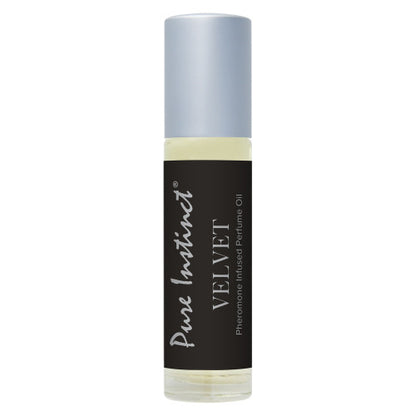 Pure Instinct Pheromone Perfume Oil – Velvet 0.34 oz Roll-On for Smooth, Seductive Fragrance