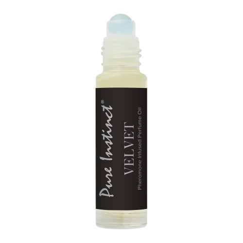 Pure Instinct Pheromone Perfume Oil – Velvet 0.34 oz Roll-On for Smooth, Seductive Fragrance
