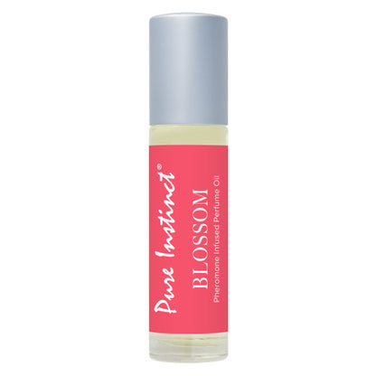 Pure Instinct Pheromone Perfume Oil – Blossom 0.34 oz Roll-On for Fresh, Alluring Scent