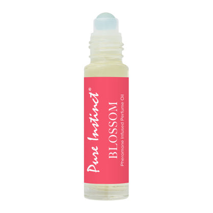 Pure Instinct Pheromone Perfume Oil – Blossom 0.34 oz Roll-On for Fresh, Alluring Scent