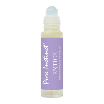 Pure Instinct Pheromone Fragrance Oil – Entice 0.34 oz Roll-On for Captivating Attraction