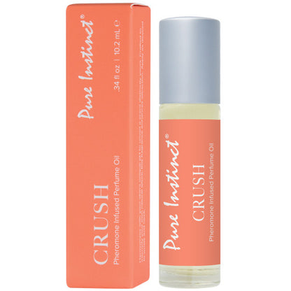 Pure Instinct Pheromone Fragrance Oil – Crush 0.34 oz Roll-On for Irresistible Scent