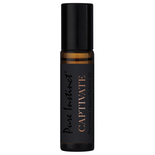 Pure Instinct Pheromone Perfume Oil – Captivate 0.34 oz Roll-On for Alluring Fragrance