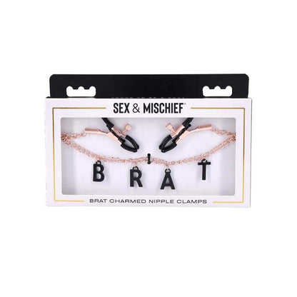 S&M Brat Charmed Nipple Clamps