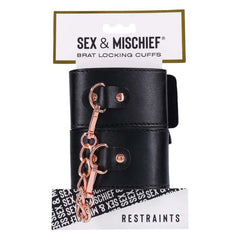S&M Brat Locking Cuffs