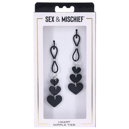 Heart-Shaped Nipple Ties for BDSM Bondage – Nipple Restraint Accessory