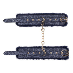 Cougar Fur Handcuffs – Soft Faux Fur BDSM Restraints for Comfortable Bondage Play
