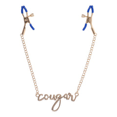 Cougar Nipple Clamps – Adjustable Stainless Steel BDSM Nipple Clips