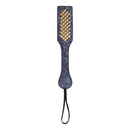 Cougar Studded Paddle – Leather BDSM Paddle with Metal Studs for Impact Play