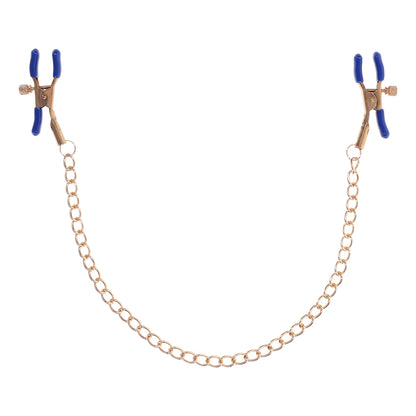 Cougar Chained Nipple Clamps – BDSM Nipple Clamp Set with Chain
