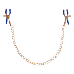 Cougar Chained Nipple Clamps – BDSM Nipple Clamp Set with Chain