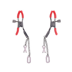 Ex's & Oh's Nipple Clamps – Adjustable BDSM Clamps for Sensual Nipple Play