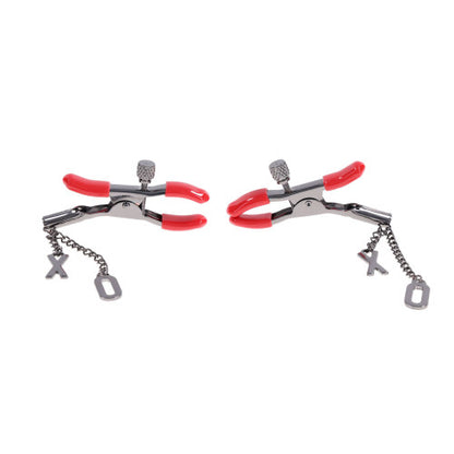 Ex's & Oh's Nipple Clamps – Adjustable BDSM Clamps for Sensual Nipple Play