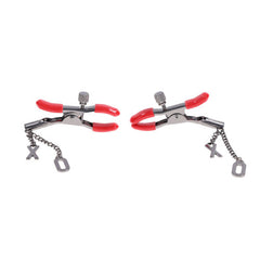Ex's & Oh's Nipple Clamps – Adjustable BDSM Clamps for Sensual Nipple Play