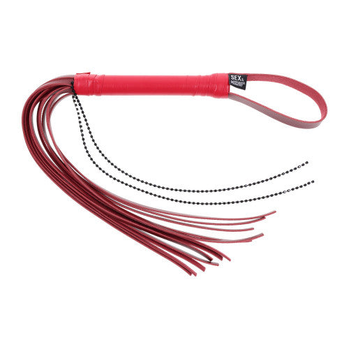 Ex's & Oh's Crystal Flogger – Elegant BDSM Flogger with Crystal-Embellished Handle