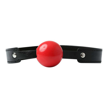 Sex & Mischief Solid Ball Gag – Adjustable Rubber Ball with Vinyl Strap
