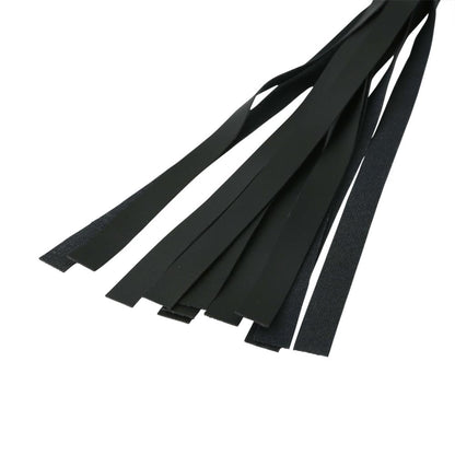 Sex & Mischief Black Faux Leather Flogger