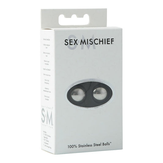 S&M Steel Balls – Stainless Steel BDSM Toy for Bondage and Sensation Play