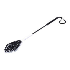 S&M Lace Silicone Crop – BDSM Riding Crop with Silicone Tip and Lace Trim