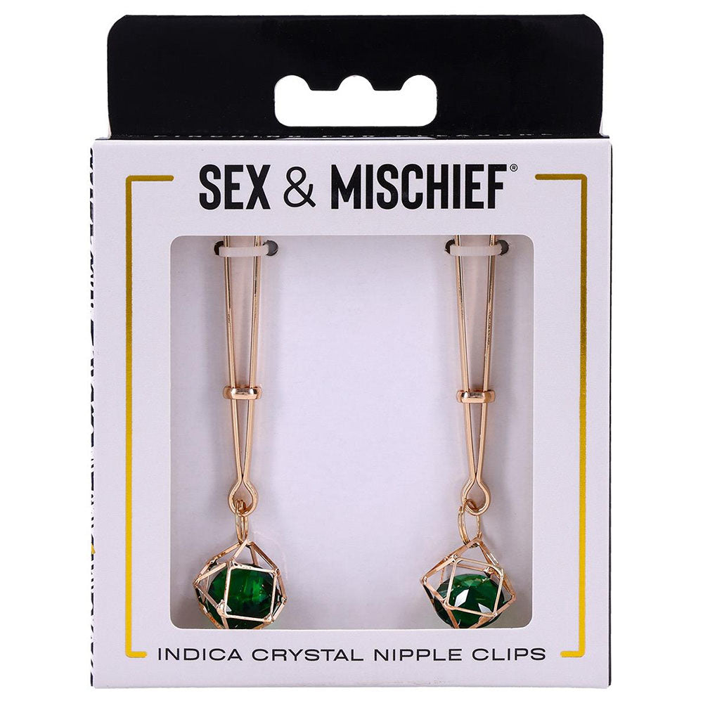 Indica Crystal Nipple Clips