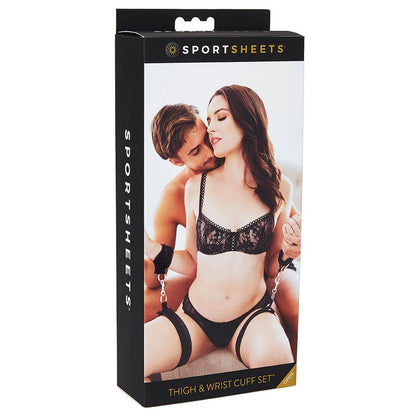 Sportsheets Thigh & Wrist Cuffs Set