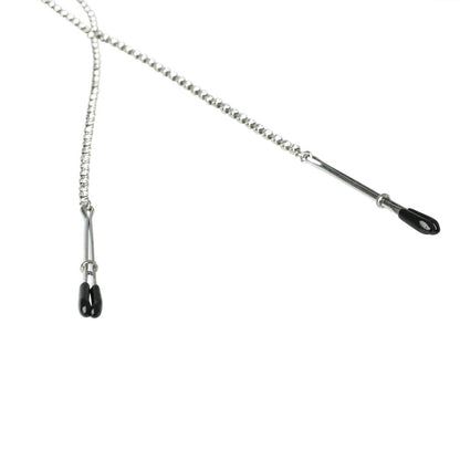 Midnight Teardrop Nipple Clips - Teardrop-Shaped Nipple Clips for BDSM and Sensual Play