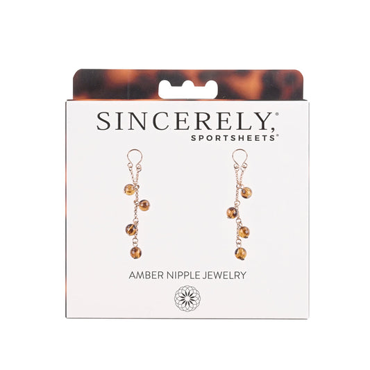Amber Nipple Ring Jewelry for Piercings