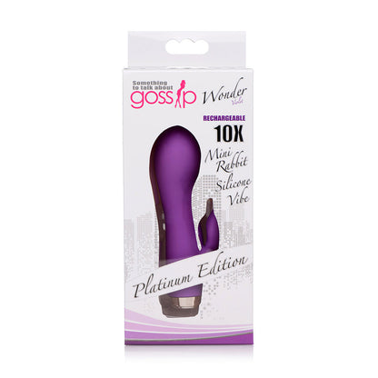 Gossip Wonder 10X Rechargeable Mini Rabbit Violet