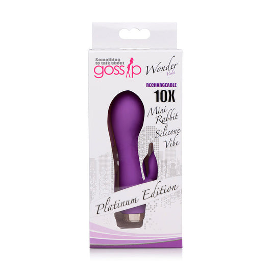 Gossip Wonder 10X Rechargeable Mini Rabbit Violet