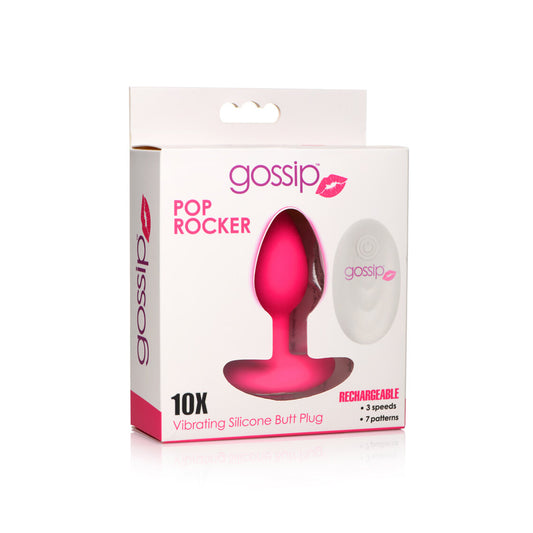 Butt Plug - Gossip Pop Rocker 10-Function Rechargeable Magenta