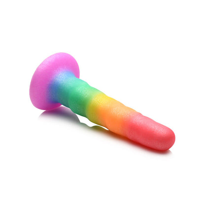 Simply Sweet 6.5" Zigzag Rainbow Dildo