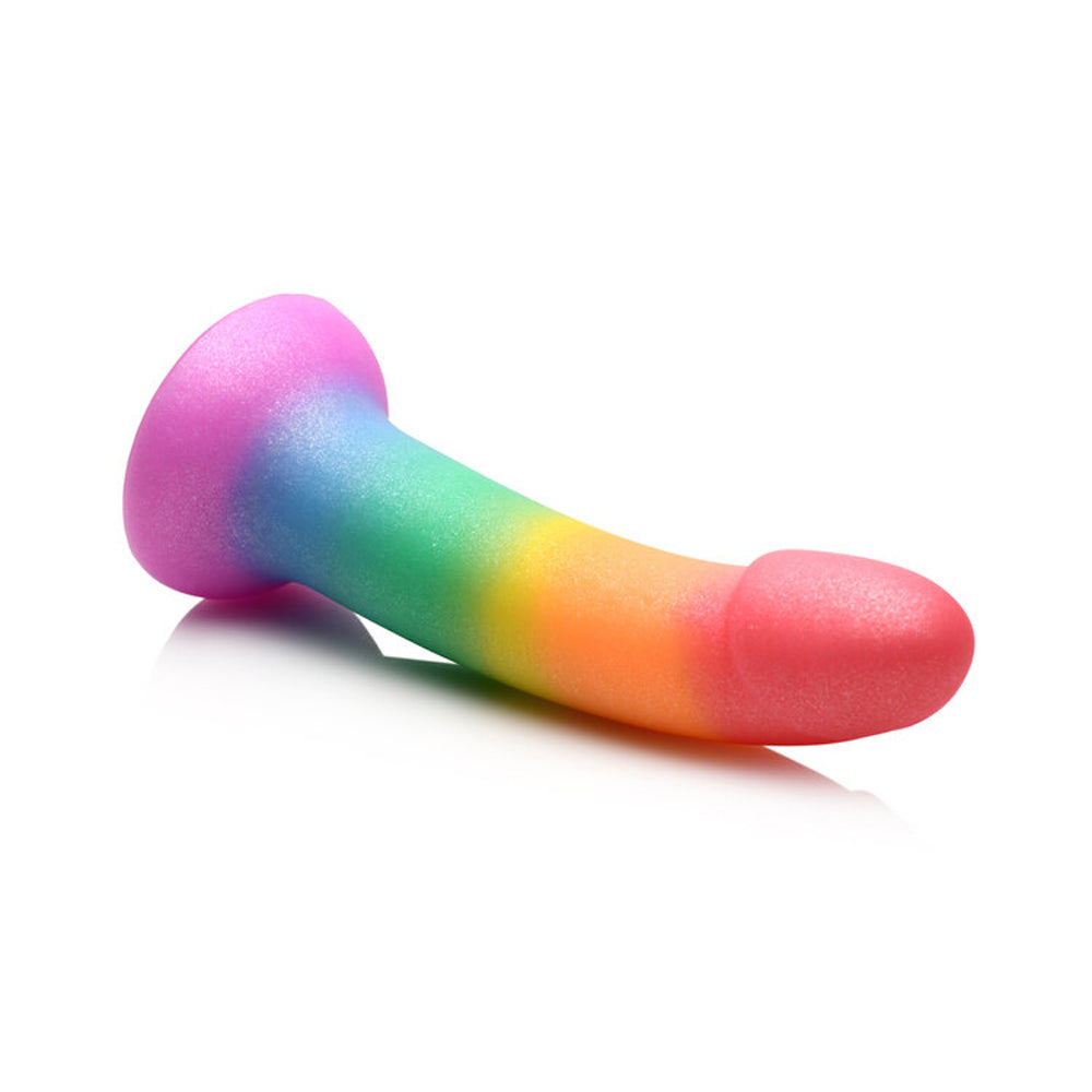 Simply Sweet 6.5" Phallic Rainbow Dildo