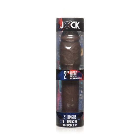 Jock Extra Thick 2" Penis Extension Sleeve Dark