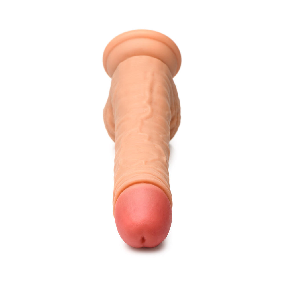 Thinz 7" Uncut Dildo With Balls Light
