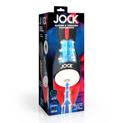 Jock-Sucking Vibrating Masturbator for Men – Male Oral Stroker with Suction & Vibration