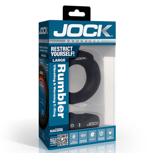 Jock Rumbler 2" Vibrating & Warming C-Ring