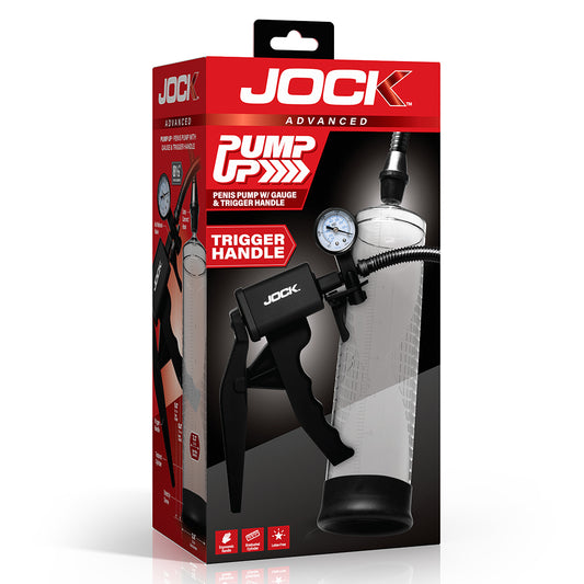 Jock Advanced Pump Up Penis Pump With Gauge & Trigger Handle
