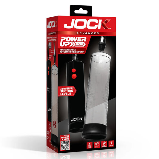 Jock Advanced Power Up Rechargeable Automatic Penis Pump