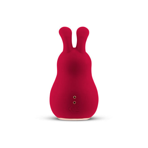 Platinum Hearts Bunny Kiss - Dual Action Silicone Vibrator with Clitoral Stimulator for Intense Pleasure