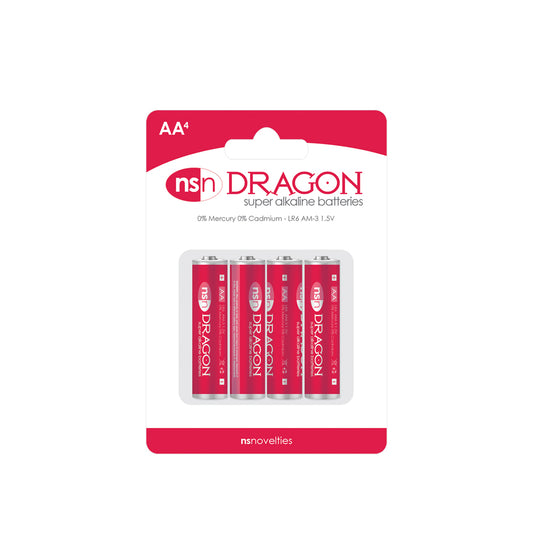 Dragon AA Alkaline Batteries - 4-Pack