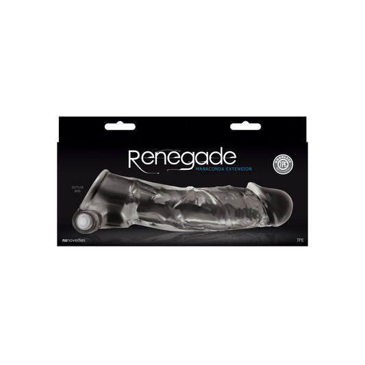 Renegade Manaconda Clear - Clear Male Masturbation Sleeve
