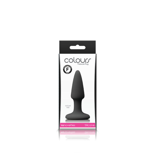 Colours Pleasures Mini Plug Black – Compact Anal Plug for Beginners
