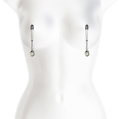 Bound Nipple Clamps G1 Gunmetal – Adjustable BDSM Nipple Restraints