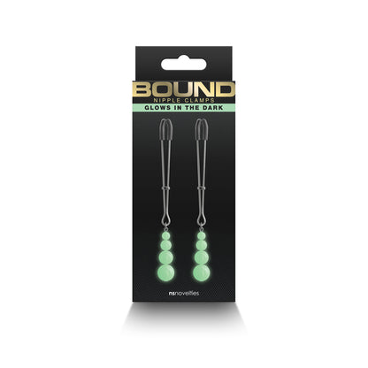 Bound Nipple Clamps G2 Gunmetal – Adjustable BDSM Nipple Clamp Set