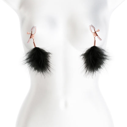 Bound Nipple Clamps F1 Black - Adjustable BDSM Nipple Clips