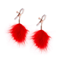 Red Bound Nipple Clamps F1 – BDSM Bondage Toy